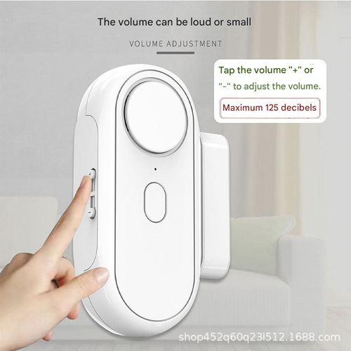 Home Security Door & Window Alarm — High-Decibel Standalone Magnetic Sensor with Door-Closing and Departure Reminder