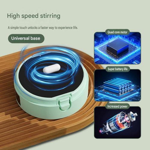 Smart Temperature-Sensing Magnetic Self-Stirring Thermal Cup