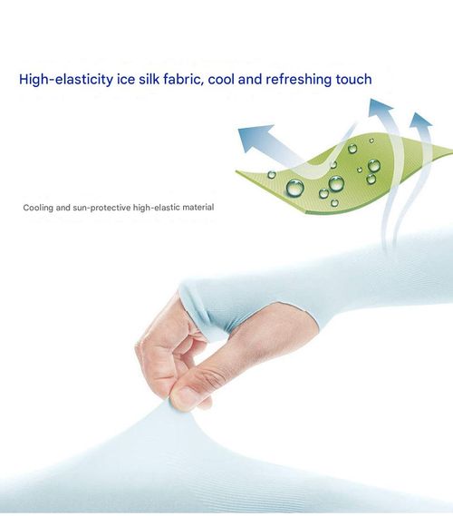 Unisex Cooling Arm Sleeves — Summer Outdoor Gear for Cycling & Driving — Integrated Sun Protection & Icy-Cool Comfort