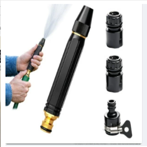 Black Diamond  High-Pressure Car Wash Spray Nozzle | Copper-Plated Alloy Direct-Jet High-Pressure Spray Gun – Multifunctional Sprayer for Home, Gardening, and Cleaning