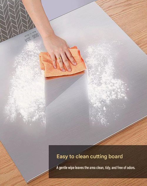 Thickened Food-Grade Stainless Steel Cutting Board