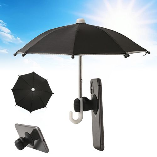 Fist-handle motorcycle umbrella