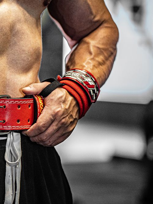 PROSUPPS Professional Fitness Wrist Wraps & Lifting Straps — High-Performance Powerlifting, Bench Press, Deadlift, and Push Support (Unisex)