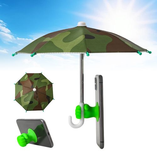 Fist-handle motorcycle umbrella