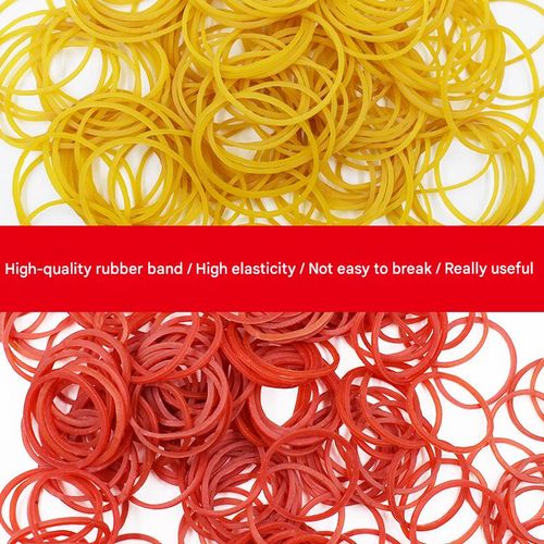 Imported High-Elasticity Rubber Bands — Salon-Grade Perming Bands: Heat-Resistant, Break-Resistant, Durable Rubber Ties and Rings