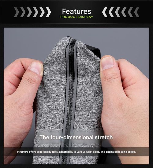 High-Elastic Waist Pack — Women's Sports   Running Phone Pouch, Men's Gym Bag, Outdoor Gear — Ultralight, Compact, Mini, and Discreet Waist Belt