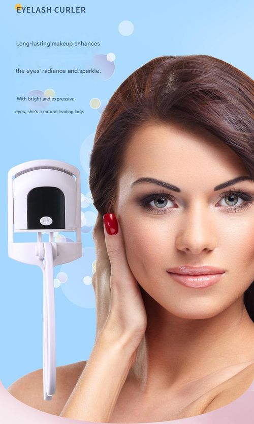 Heated Eyelash Curler — Portable Electric Curling Tool
