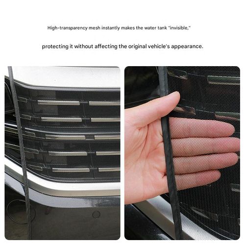 Automotive Radiator Protection Mesh — Dust-Proof Front Grille & Insect Screen — Snap-In Installation