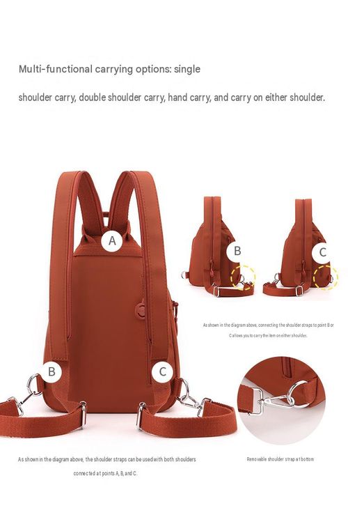 Unisex Oxford cloth backpack