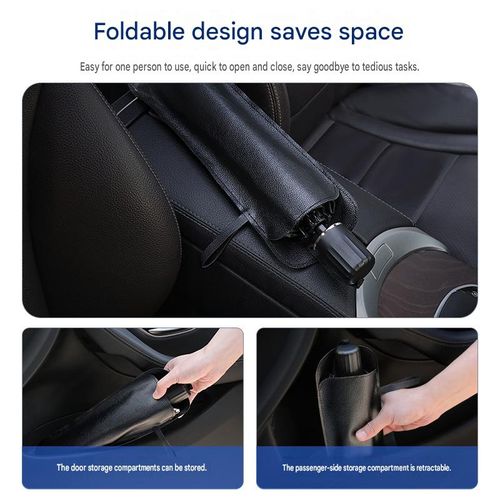 Collapsible and Telescopic Car Windshield Sunshade