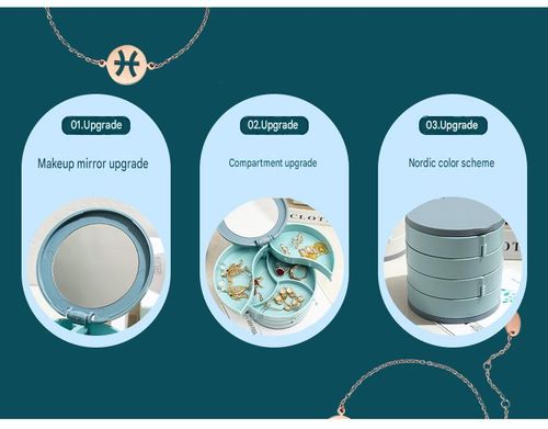 Rotating Multi-Tier Jewelry Organizer