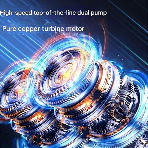 Car-Mounted Cordless Air Pump — High-Power Lithium-Battery Portable Electric Tire Inflator for Sedans (High-Pressure)