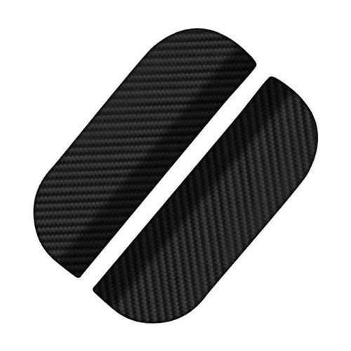 Clip-on Car Side Mirror Rain Visor with Carbon Fiber Pattern
