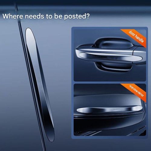 8-Piece Set of Invisible Car Door Anti-Collision Protective Strips