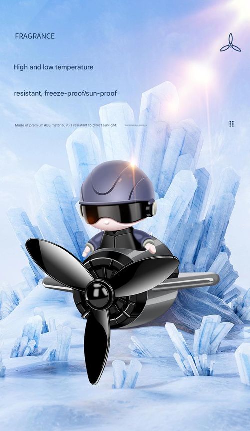 Car Air Vent Fragrance — Astronaut & Mini-Aircraft Design | Cartoon-Style Clip-On Diffuser for Car AC Vents | Solid Scent Balm