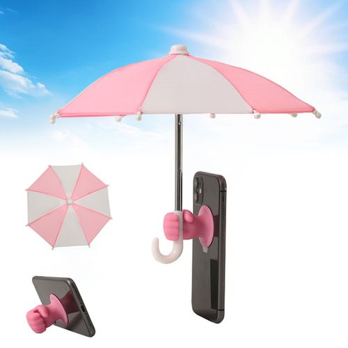 Fist-handle motorcycle umbrella