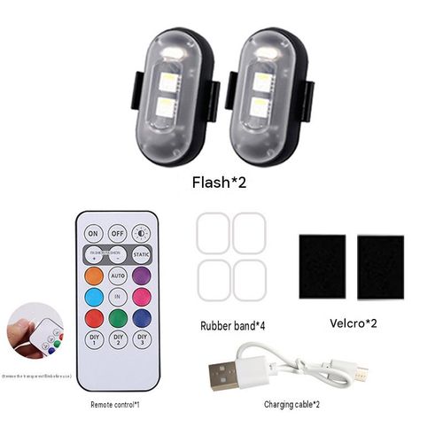 8-Color Remote-Controlled Strobe Warning Light
