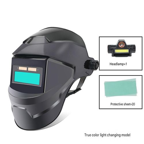 Auto-Darkening Welding Helmet – Smart Light-Sensing Protective Hood for Welders – Eye Protection for Argon Arc and Electric Welding
