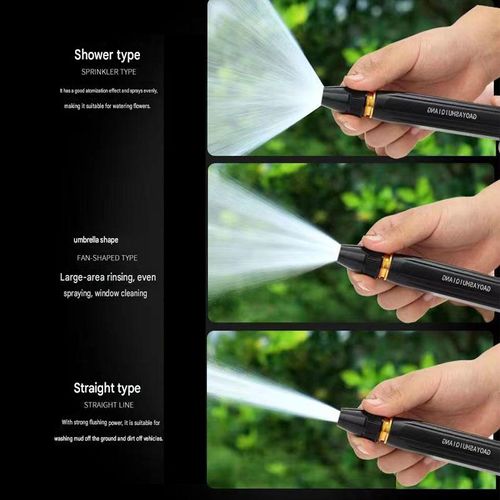 Black Diamond  High-Pressure Car Wash Spray Nozzle | Copper-Plated Alloy Direct-Jet High-Pressure Spray Gun – Multifunctional Sprayer for Home, Gardening, and Cleaning