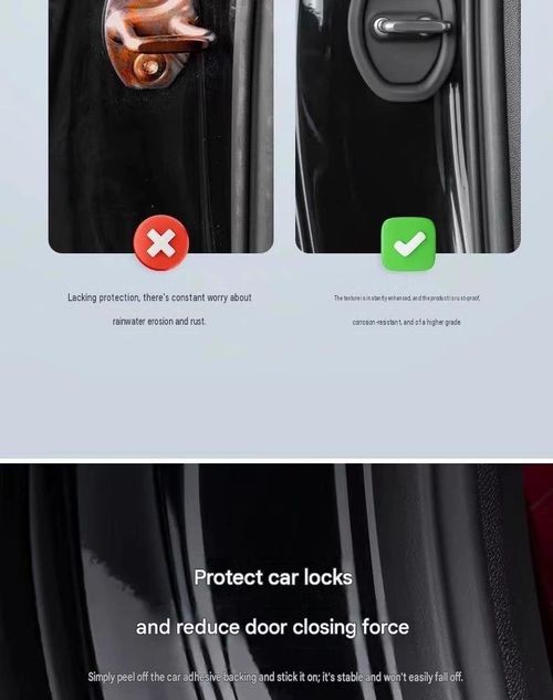 Silicone protective pad for car door locks