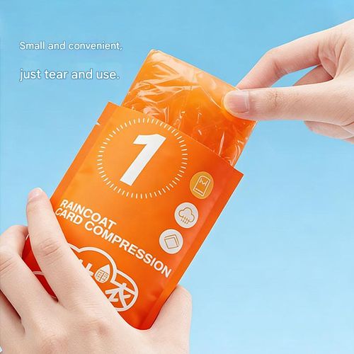 Disposable One-Piece Raincoat — Individually Packaged, Thickened PVC Rain Poncho for Adults and Children — Ideal for Outdoor Activities, Rafting, Travel, and Electric Scooter Use