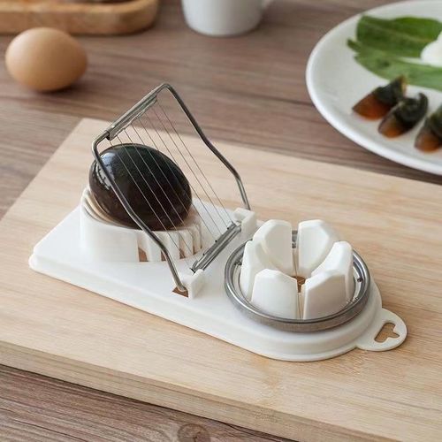 Stainless steel egg slicer