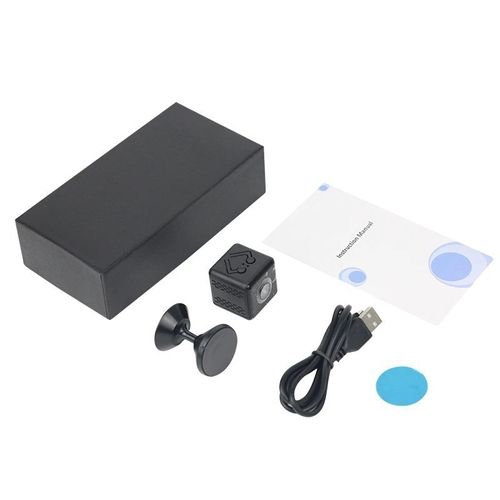 Compact Cube Camera: Dedicated HD Smart Camera with Wireless Wi-Fi Remote Access for Home Surveillance