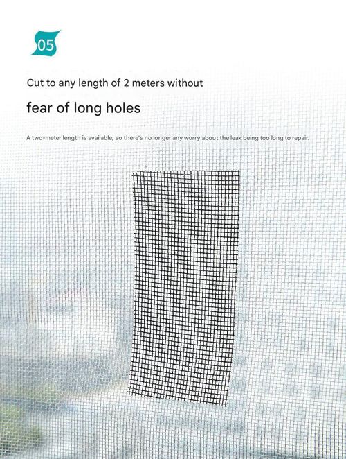 10cm × 200cm Window Screen Repair Patch | Self-Adhesive Mosquito-Proof Hole Repair Tape