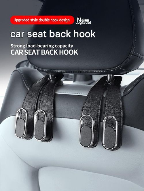 Multifunctional Car Seat Back Hook – Organizer for Shopping Bags and Miscellaneous Items