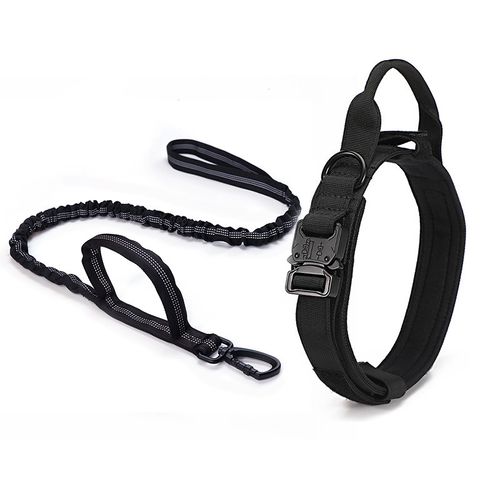 Heavy-Duty Tactical Dog Collar — Military-Grade Neckwear for Medium to Large Breeds — Thickened Training and Leash Collar