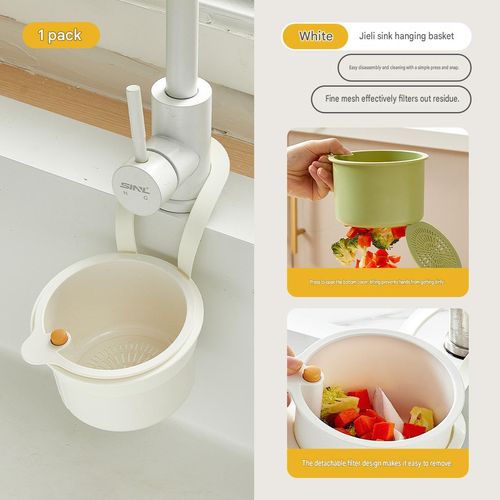 Sink draining basket