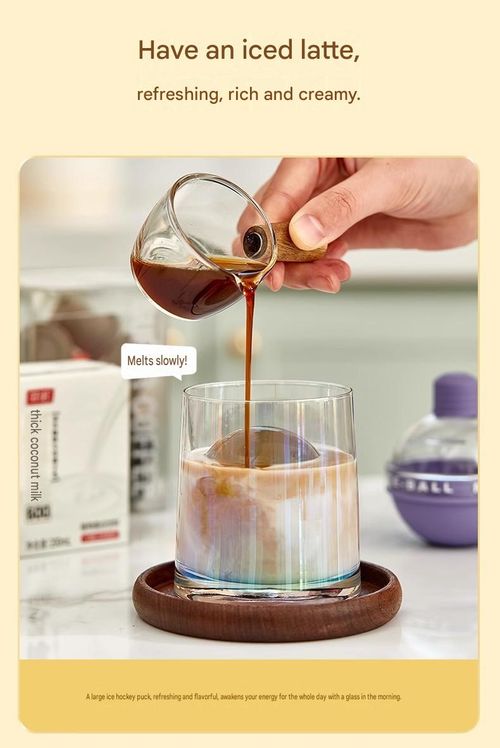 Ice Hockey Mold — Round Ice Cube Tray for Whiskey — Bulb-Shaped Spheres — Household Food-Grade Silicone Ice Maker