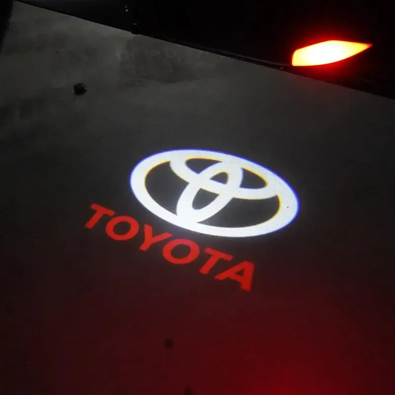 2PCS For Ford Door Projector Lights Laser Light New Crystal City Welcome Light Car Decoration Ambient Light(Battery Not Included)