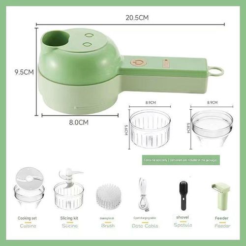 Electric kitchen garlic chopper