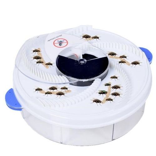 Household Electric Fly Trap Box | Fully Automatic Fly Catcher | Silent Rotating Fly Catcher for Restaurants and Dining Establishments