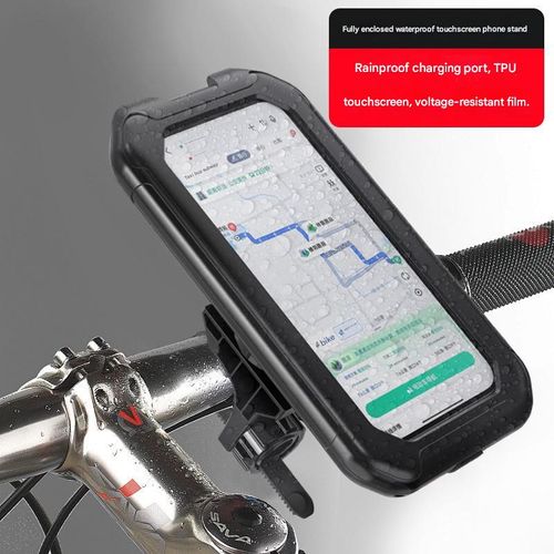 Waterproof Phone Holder for Electric Vehicles & Motorcycles — Rainproof, Touch-Compatible Navigation Mount for Bicycles and Scooters