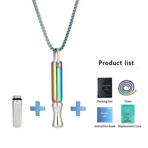 Round-mouth breathing necklace