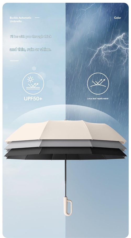 Automatic Reverse-Folding Umbrella with Hanging Hook — Large, Reinforced, and Extra-Thick — Dual-Purpose Design for Sun Protection and Heavy Rain