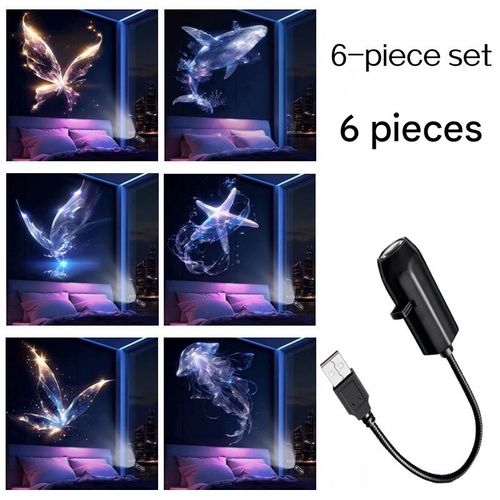 Starry Sky & Moon Lamp – Creative LED Night Light for the Bedroom | Logo Projection & Background Light