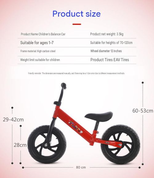 Children's balance bike gliding