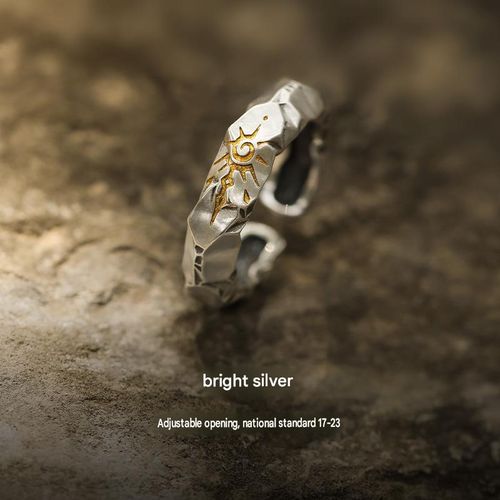 Unisex flared-design index finger ring