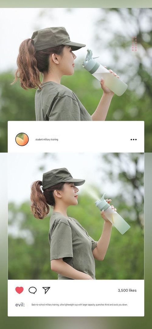 Portable Spray Water Bottle (Unisex) – Multifunctional Cup for Students & Fitness  Sports (Tritan Plastic)
