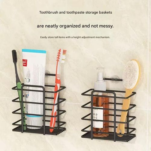 Drill-Free Triangular Shelf for Bathroom & Shower — Toilet Organizer and Storage Rack