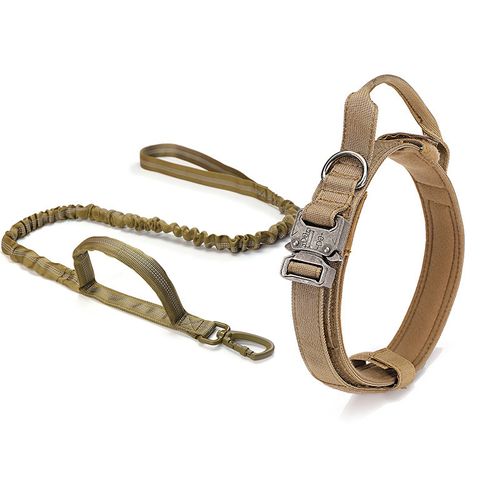 Heavy-Duty Tactical Dog Collar — Military-Grade Neckwear for Medium to Large Breeds — Thickened Training and Leash Collar