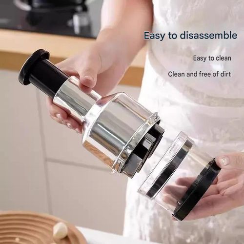 The Ultimate Garlic-Crushing Tool: The   Smash-and-Press   Knife