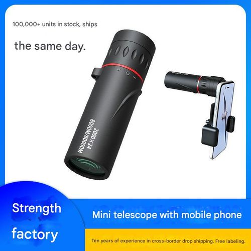 Mini Monocular Telescope — 2000x25 Portable, HD, High-Magnification — Professional Outdoor & Travel Gear — Smartphone Photography Compatible