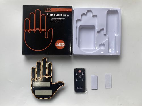 Car Gesture Light – Multifunctional Vehicle Warning & Interactive Hand-Shaped Light (Anti-Rear-End Collision)