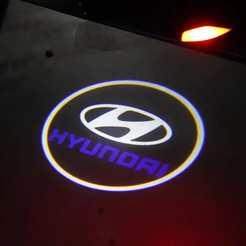 2PCS For Ford Door Projector Lights Laser Light New Crystal City Welcome Light Car Decoration Ambient Light(Battery Not Included)