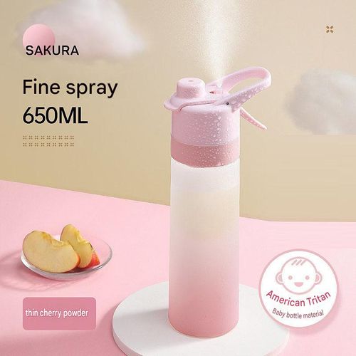 Portable Spray Water Bottle (Unisex) – Multifunctional Cup for Students & Fitness  Sports (Tritan Plastic)