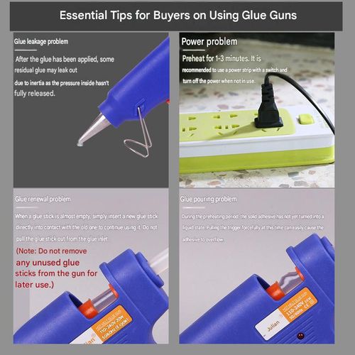 Multifunctional Hot Glue Gun for Home & Crafts – Compatible with 7mm Glue Sticks, Ideal for Kids' DIY Projects